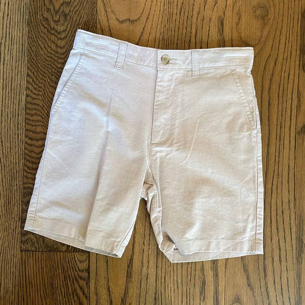 NWT Class Club Boys’ Khaki Linen Blend Dress Shorts - Size 12